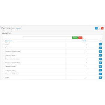 OpenCart 3 Admin Category Search Extension Fast and Easy Category Finder