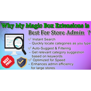 OpenCart 3 Admin Category Search Extension Fast and Easy Category Finder